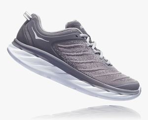 Hoka Akasa Wide Women's Road Running Shoes Grey/Silver | GWPF-43196