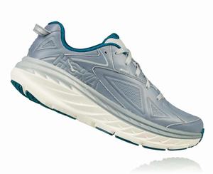 Hoka Bondi Women's Road Running Shoes Light Grey | KBWQ-91265